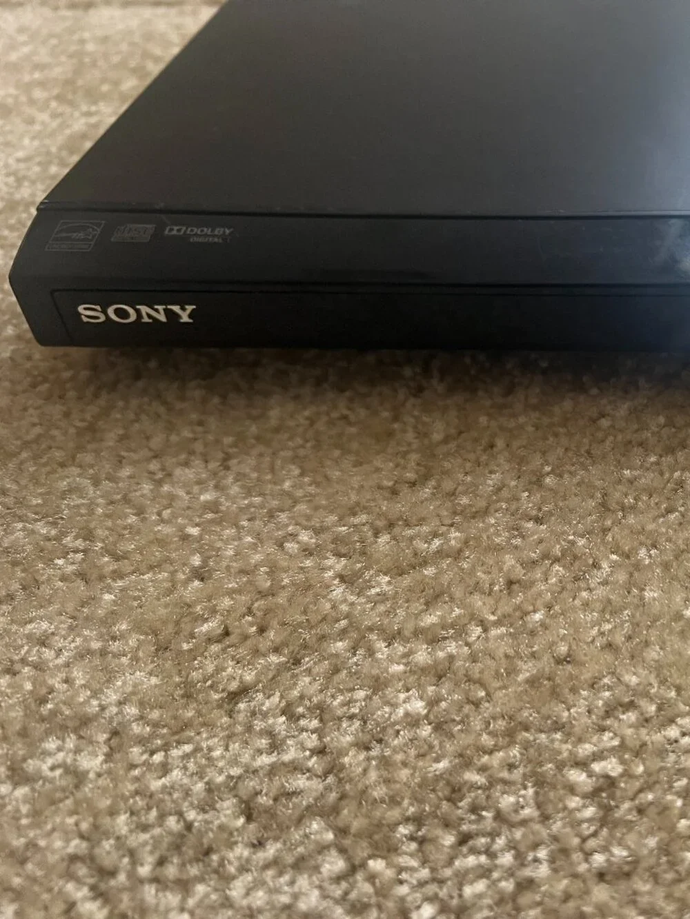 💿 Sony Ultra-Compact CD/DVD Player DVP-SR210P Black Slim Profile
